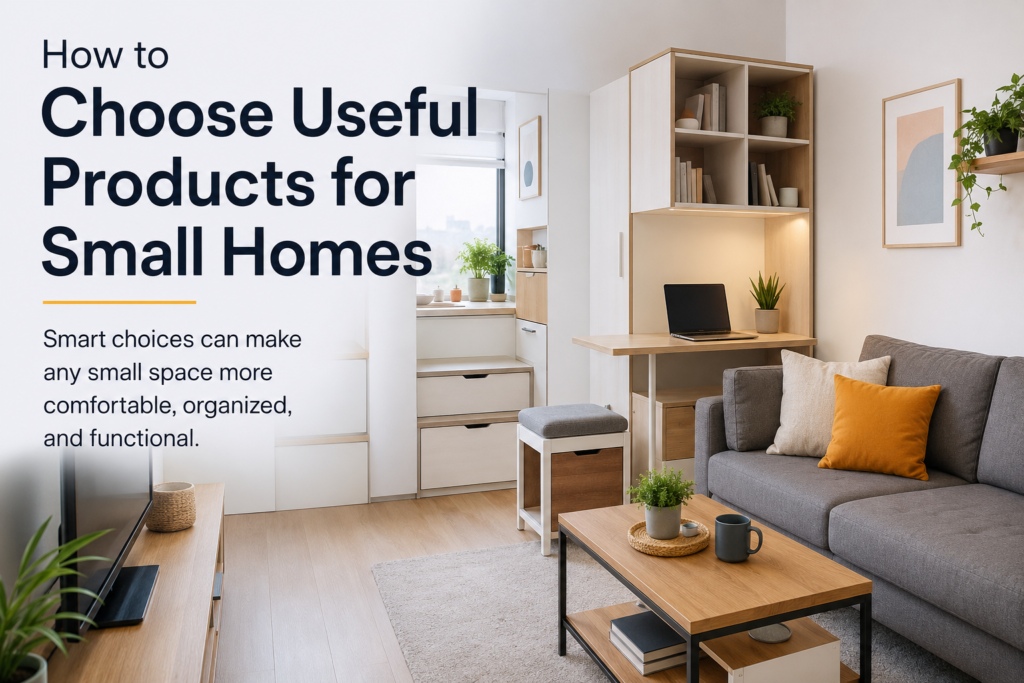 How to Choose Useful Products for Small Homes