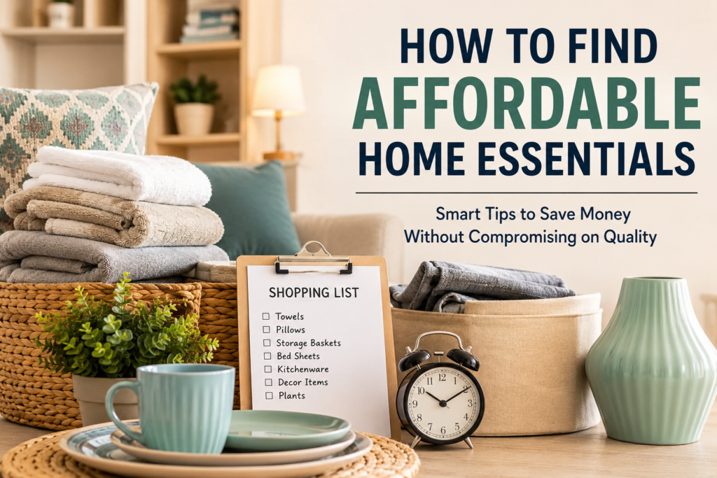 How to Find Affordable Home Essentials