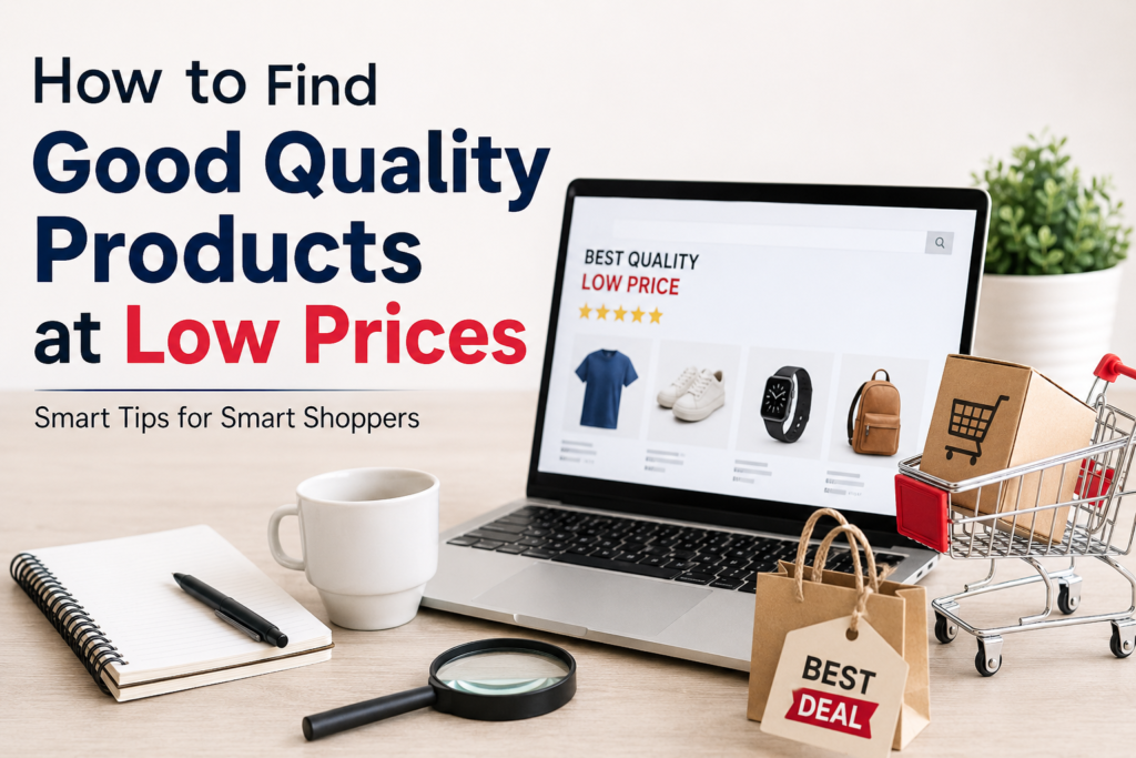 How to Find Good Quality Products at Low Prices