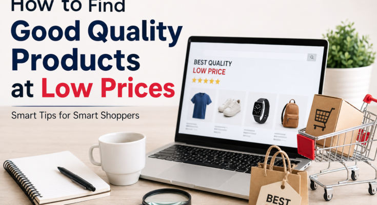 How to Find Good Quality Products at Low Prices