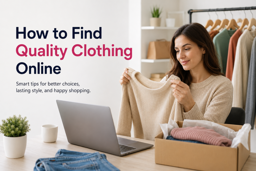 How to Find Quality Clothing Online