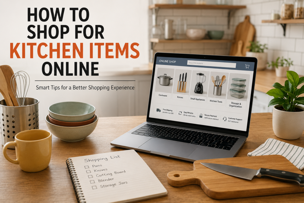 How to Shop for Kitchen Items Online