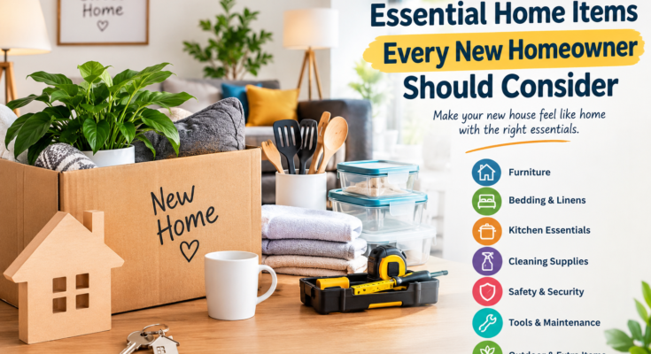 Essential Home Items Every New Homeowner Should Consider