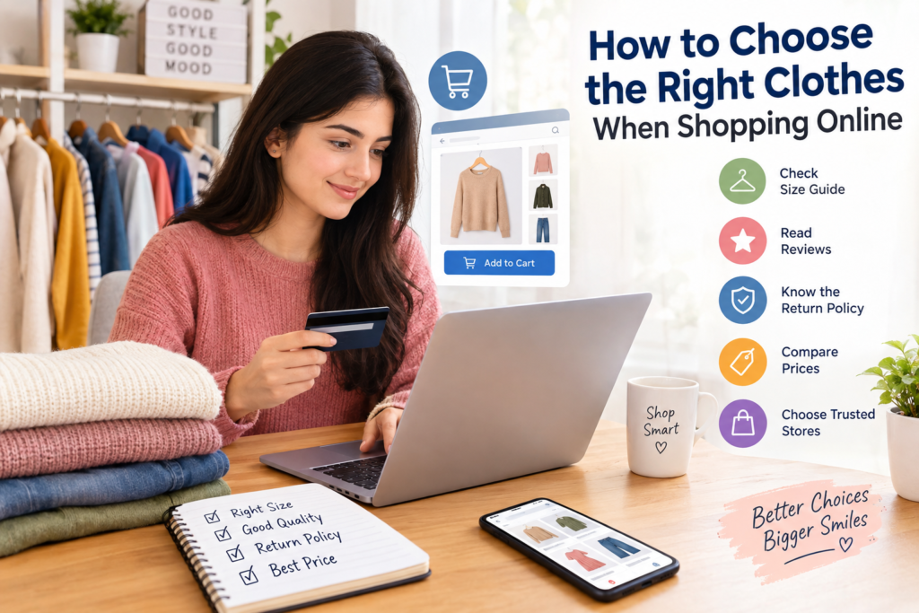 How to Choose the Right Clothes When Shopping Online