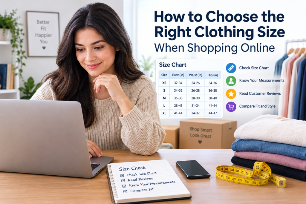 How to Choose the Right Clothing Size When Shopping Online