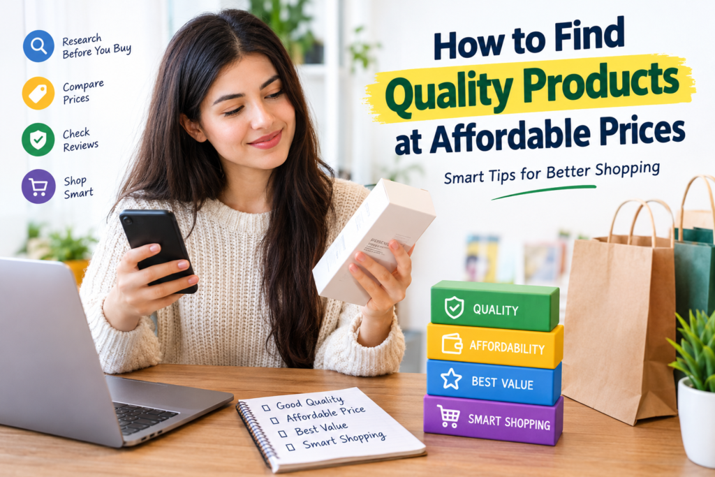 How to Find Quality Products at Affordable Prices
