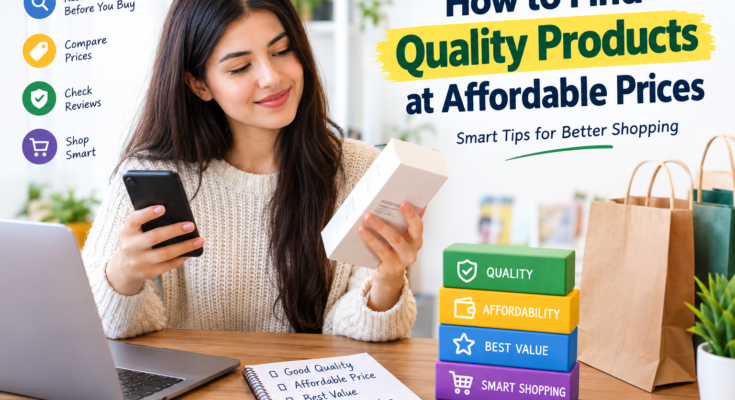 How to Find Quality Products at Affordable Prices