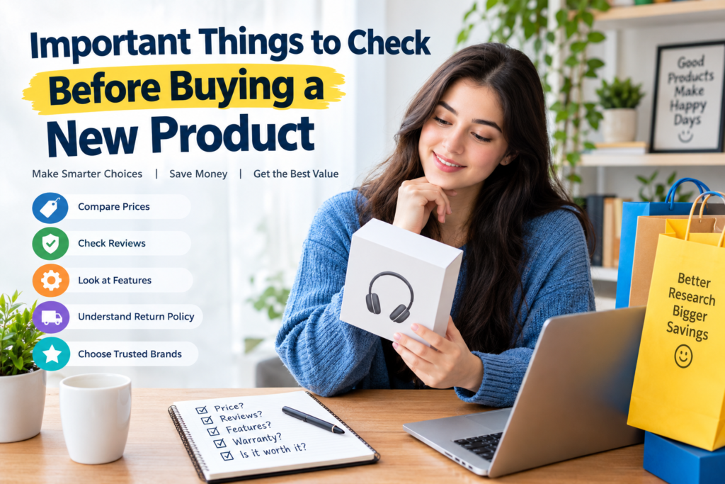 Important Things to Check Before Buying a New Product