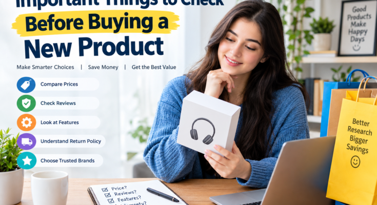 Important Things to Check Before Buying a New Product